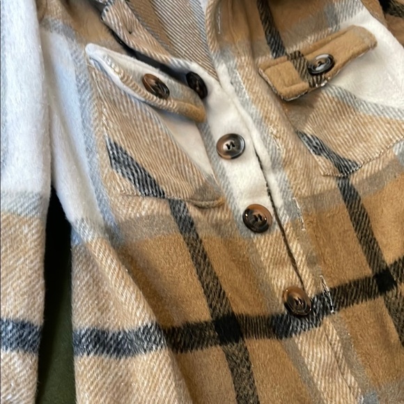 Kids Plaid Flannel Jacket - Picture 2 of 6